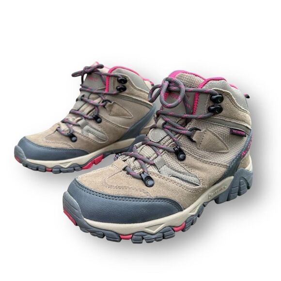 Bearpaw Women’s Corsica Boots Taupe Pink Hiker Hiking Boot Outdoor Size 8 - Picture 2 of 15